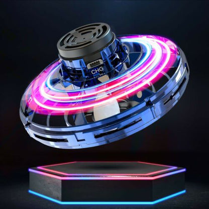 Flying Helicopter Spinner Fingertip Upgrade Flight Gyro Flyorb Hover Ball Mini Drone Aircraft Toy LED UFO Type Toy Kid Gift